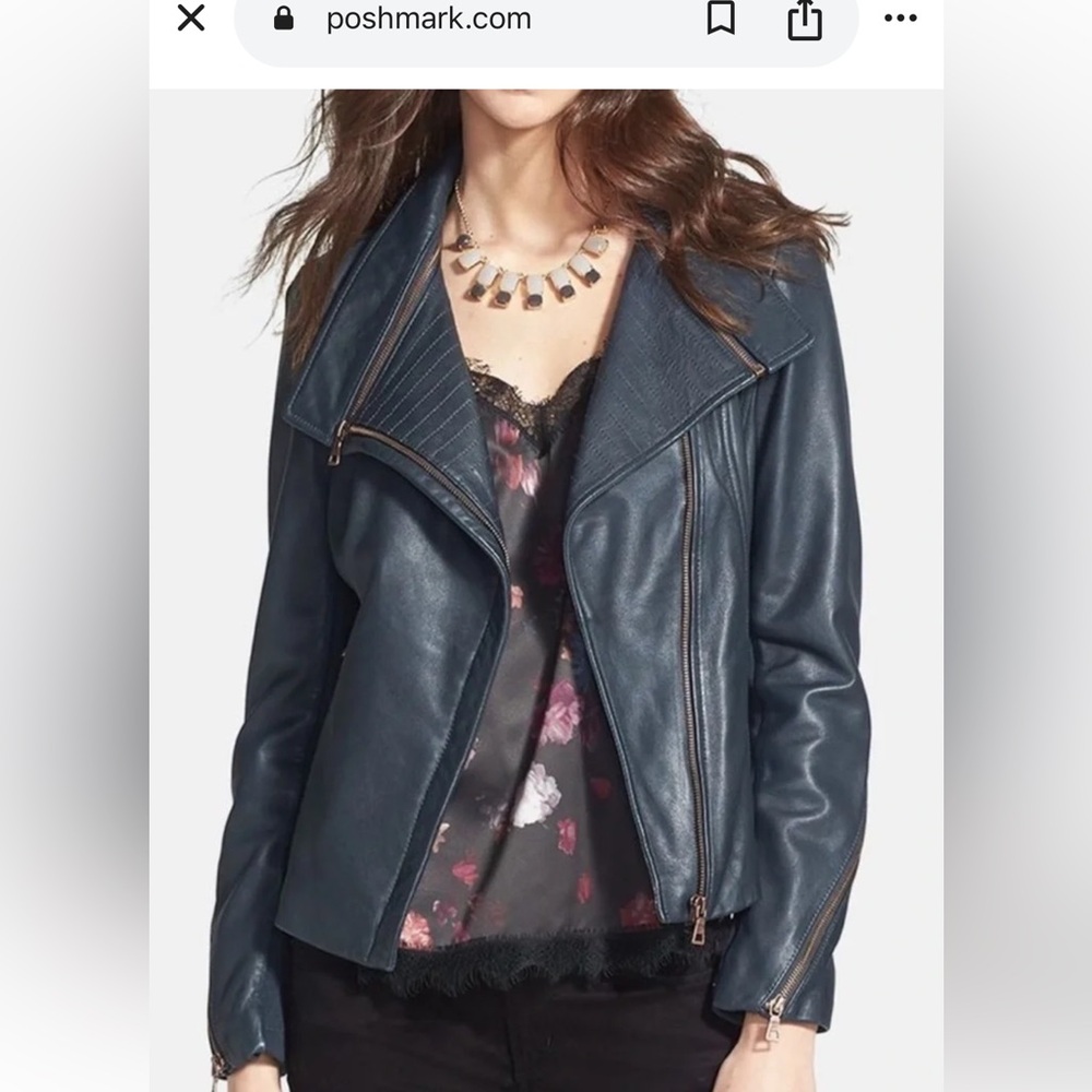 Sam Edelman leather jacket SZ L